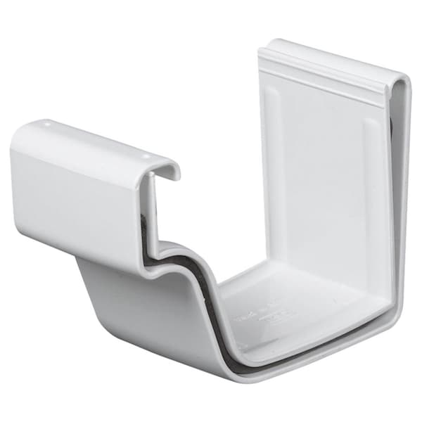 Amerimax Home Products Amerimax 3.5 in. H X 3.5 in. W X 5 in. L White Vinyl K Gutter Connector M0608 - main